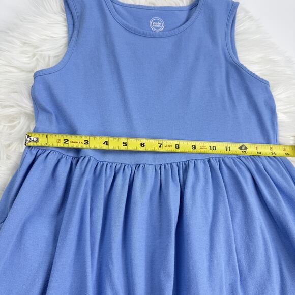 Wonder Nation Dress Girls Large 10-12‎ Sleeveless Casual Tank Summer Lightweight - Picture 4 of 7